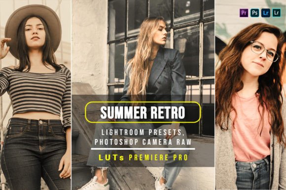 Download 10 Summer Retro Presets and Luts - Retro preset Collection