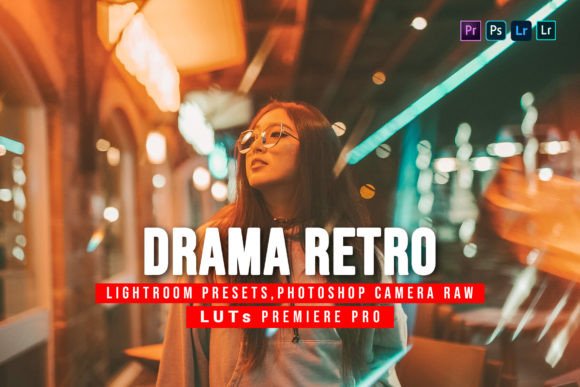 Download 5 Drama Retro Presets and Luts - Retro preset Collection